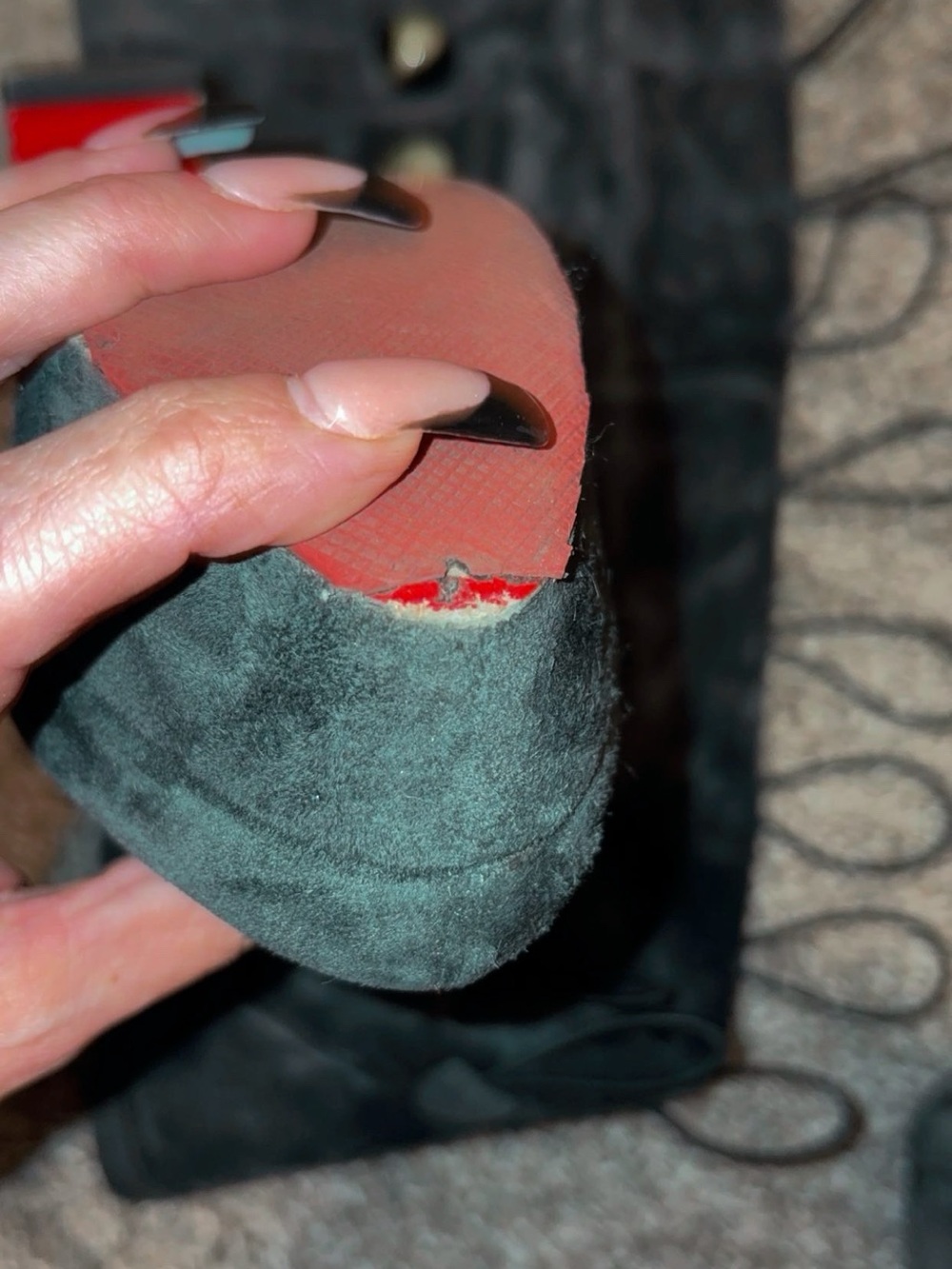 GrayChristian louboutin Button-Detail Suede Boots! Offers welcome 🤗 - Picture 6 of 10